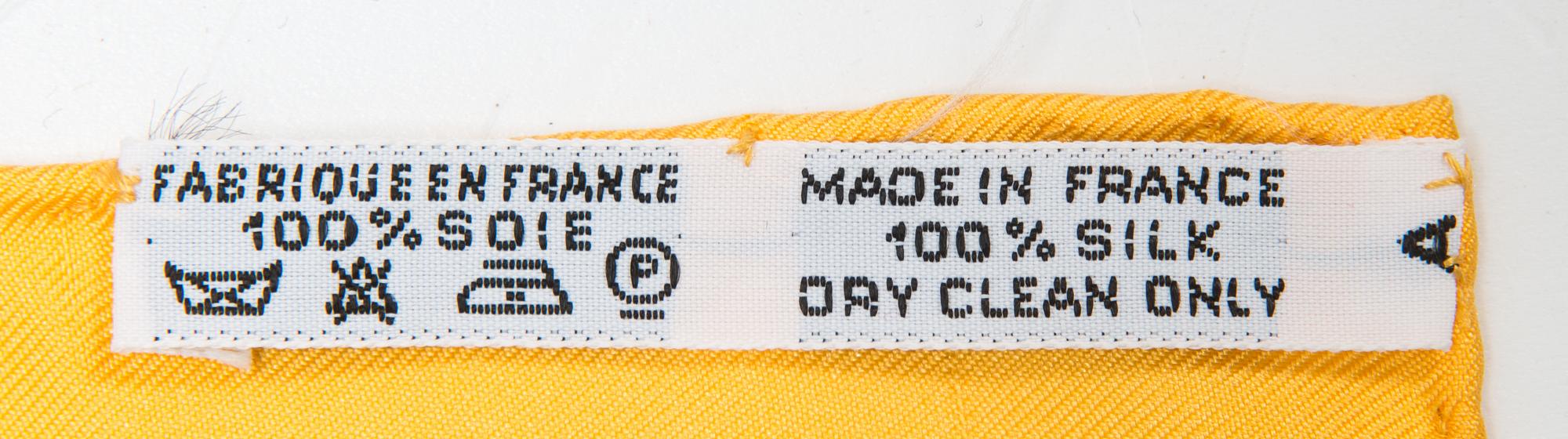 Hermès, scarf, "Cirque Molier".