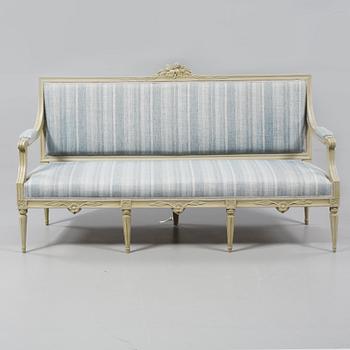 SOFFA, gustaviansk, omkring år 1800.