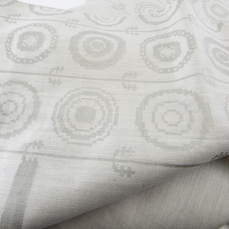 Dora Jung, fabric "Timber" for Tampella Finland damask approximately 230 x 133 cm.