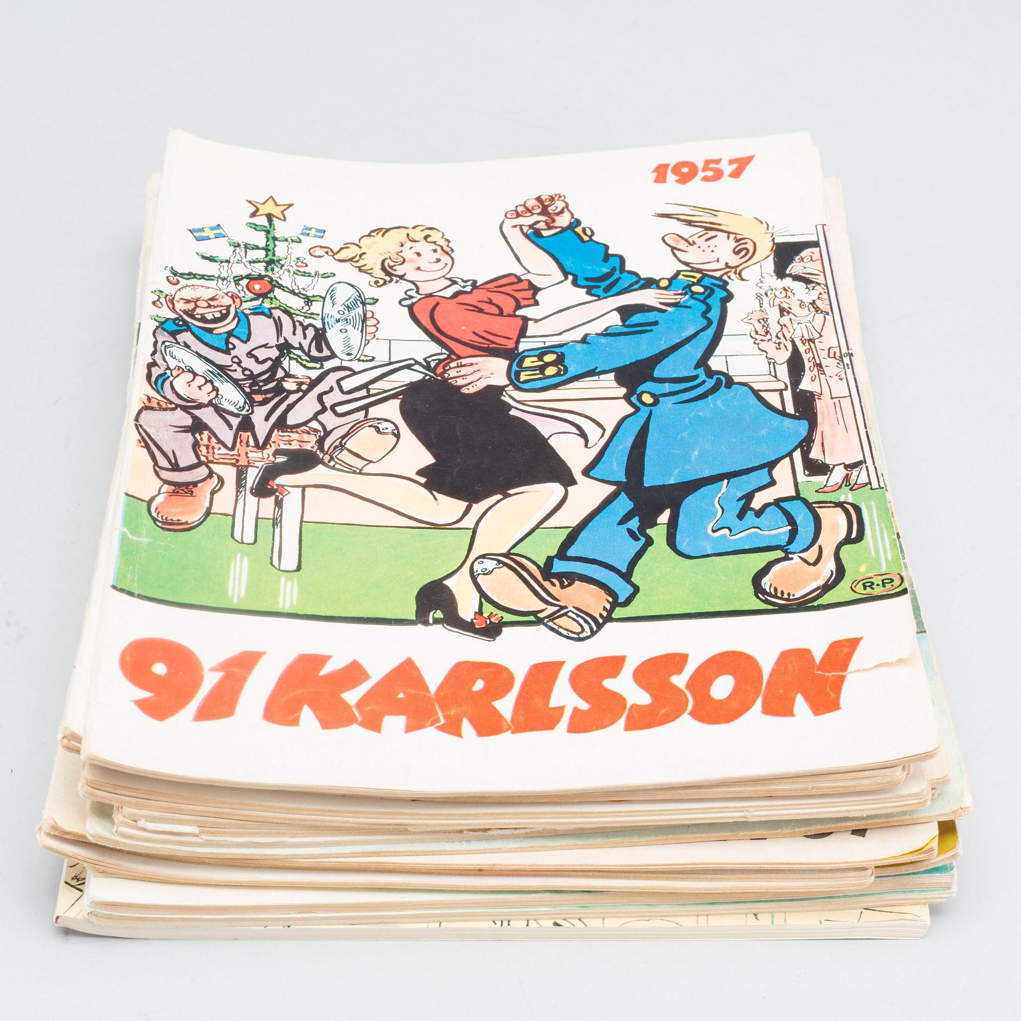 SAMLING SERIER, BLAND ANNAT FANTOMEN, 91:AN KARLSSON. 1900-TALETS ANDRA HÄLFT.