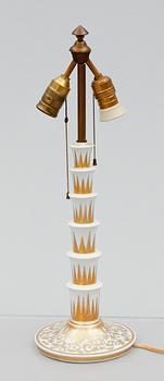 BORDSLAMPA, porslin, Rosenthal, 1920-tal.
