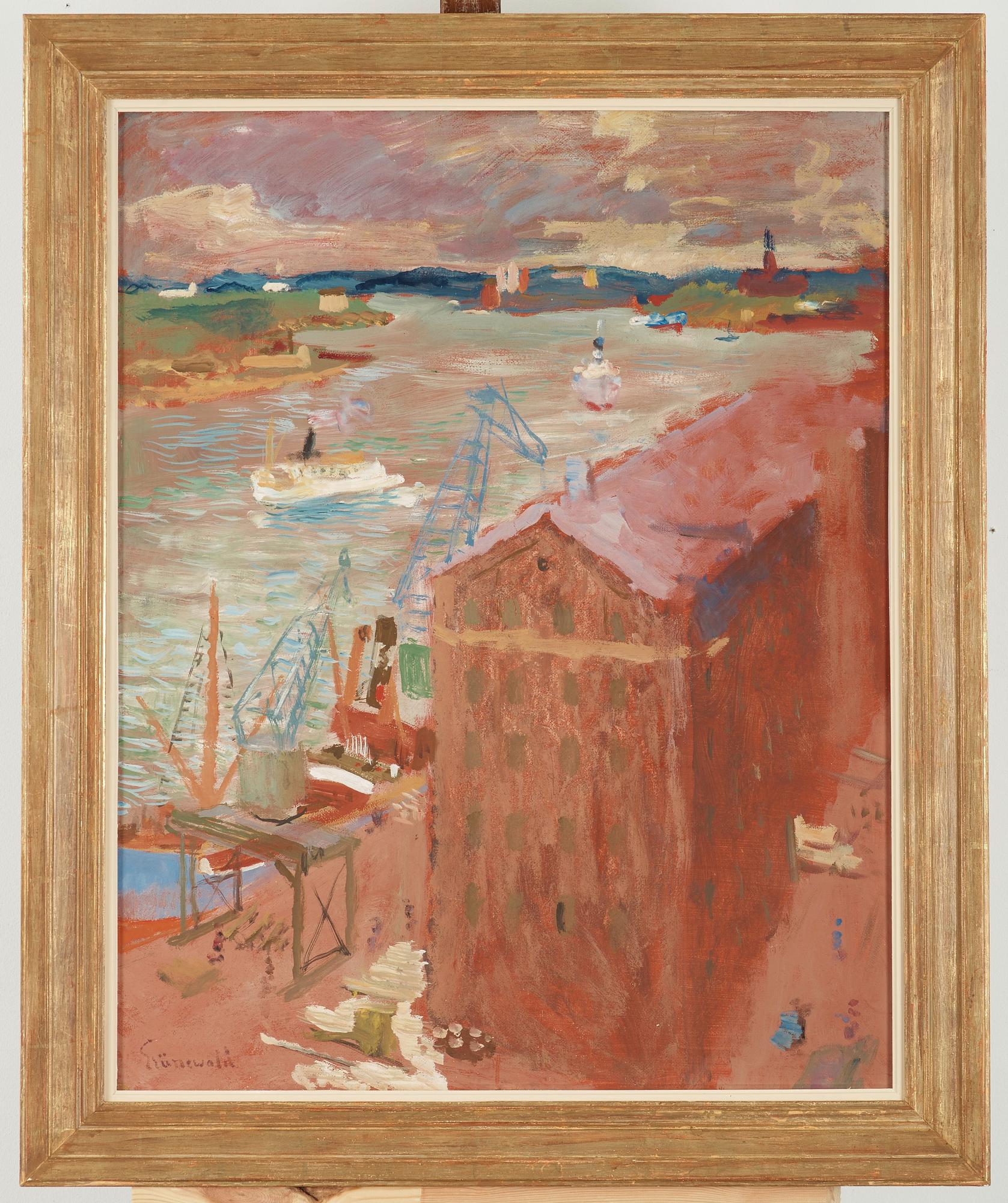 Isaac Grünewald, Tullhuset – View over Stadsgården, Stockholm.