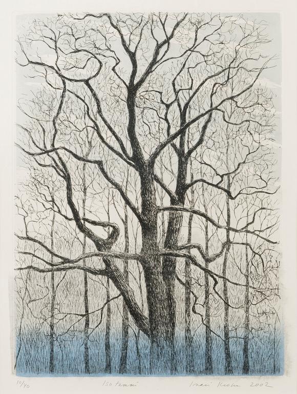 INARI KROHN, etching, signed and dated 2002, numbered 10/40.