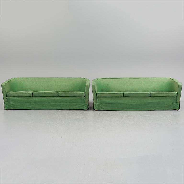 ARNE NORELL, soffor, ett par, för Nordiska Kompaniet, 1960-tal.