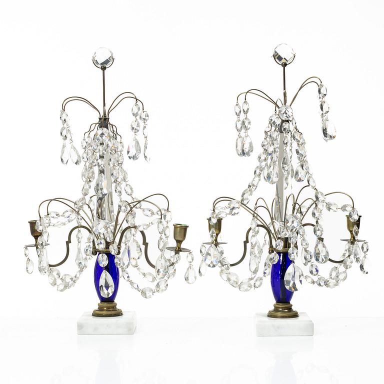 Table lamps a pair, first half of the 20th century.