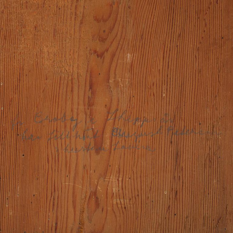 A rococo giltwood mirror by N. Meunier (master i Stockholm 1754-97).