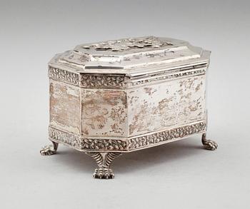 SOCKERSKRIN, silver, Maciej Nowakowski, Warsawa, 1851. Vikt ca 757 gram.