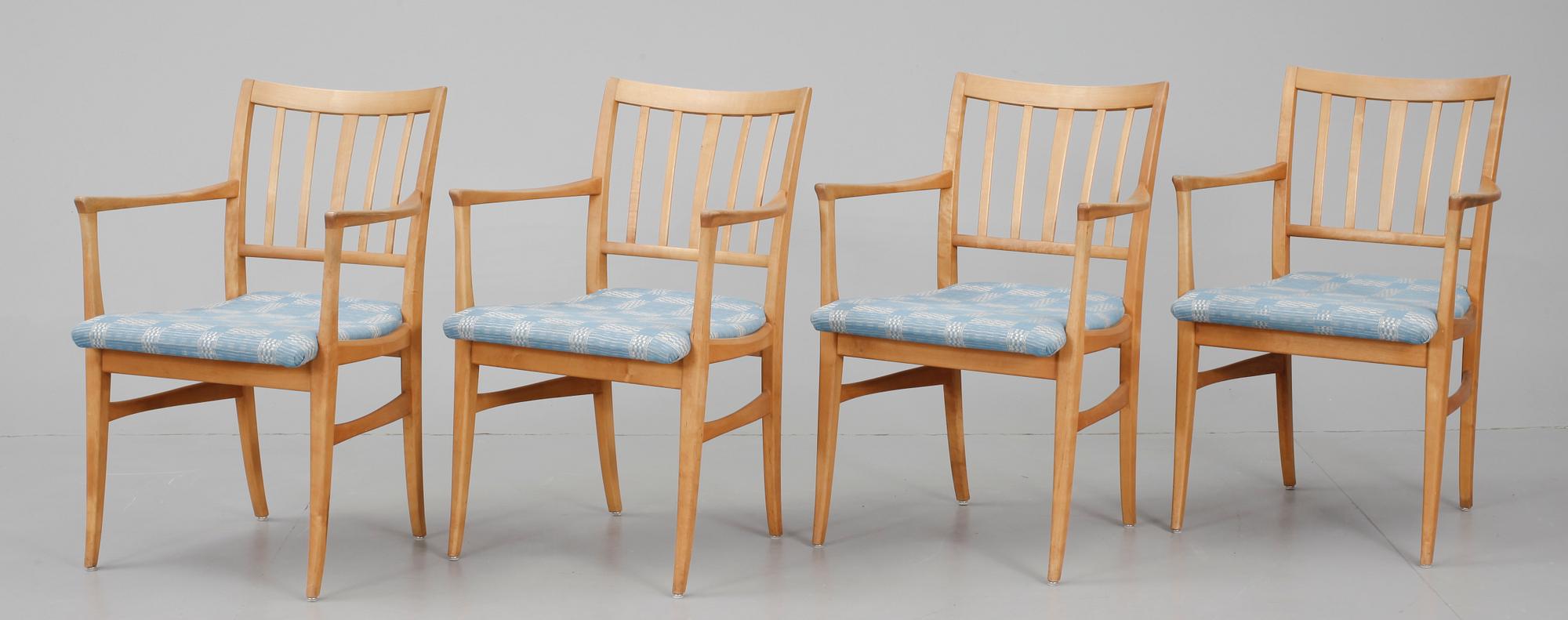 KARMSTOLAR, 4 st, "Tala vid", Carl Malmsten.