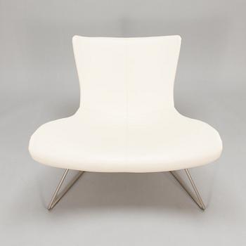 Henrik Pedersen, a leather covered 'Imola' lounge chair for BoConcept.