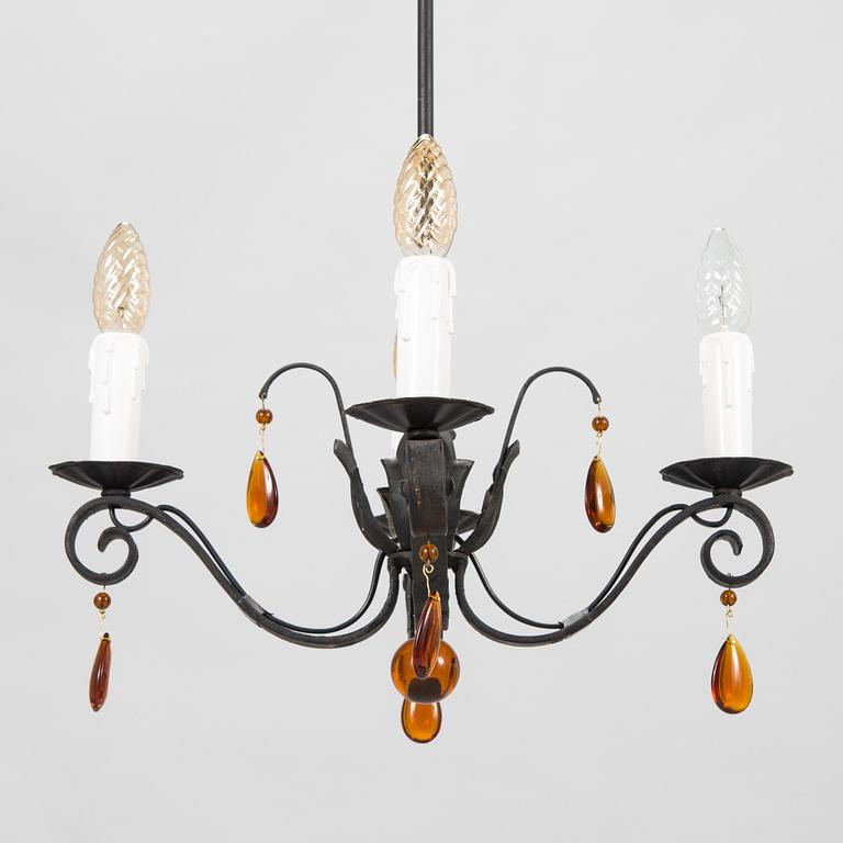 Paavo Tynell, a 1920s/30s ceiling lamp model 1710 for Taito Finland.