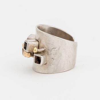 KARL-HEINZ SAUER, ring, Västerås, silver.