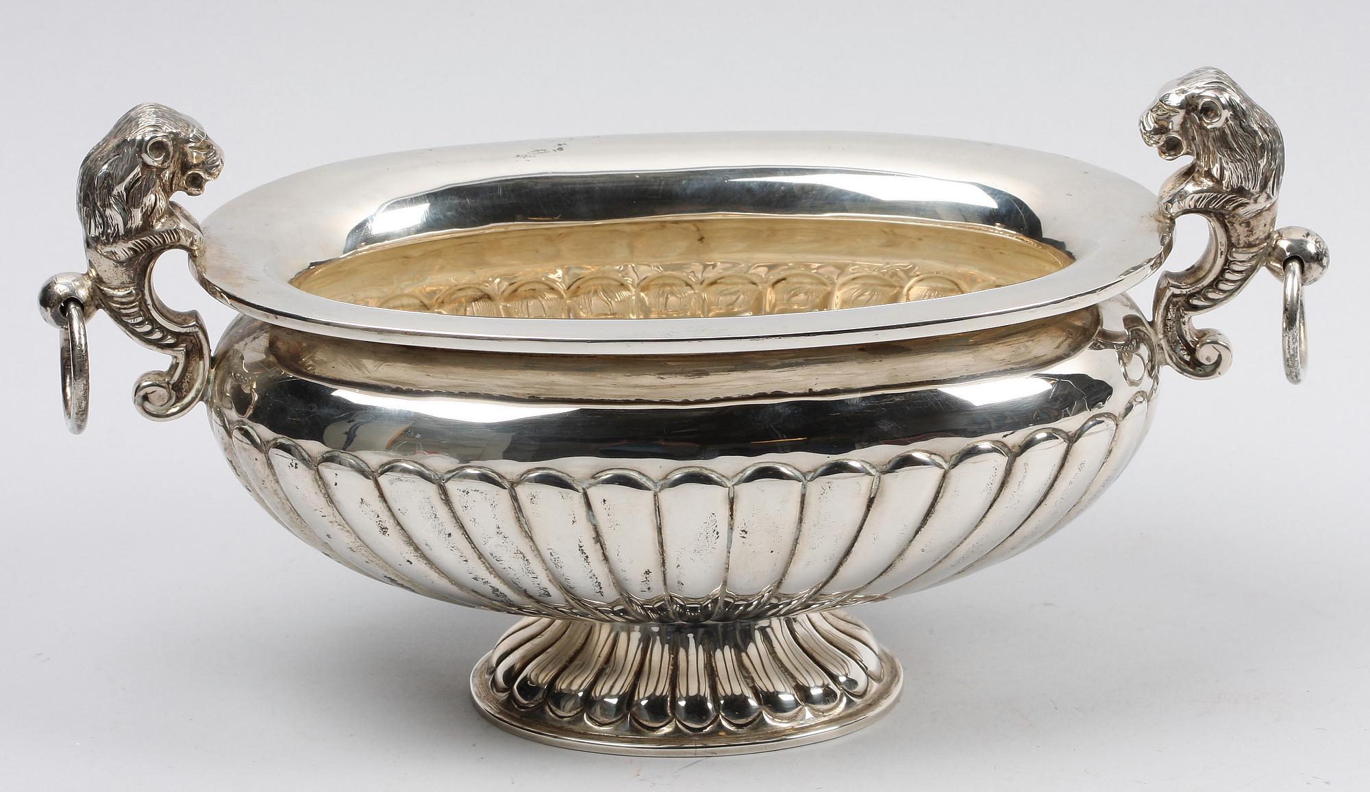 JARDINIERE, silver, Mexico, 1900-tal.