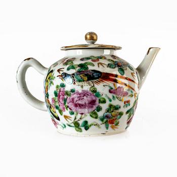 Tekanna Kina 1800-tal porslin.