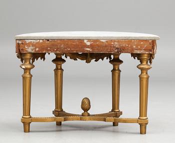 KONSOLBORD, Louis XVI-stil, omkr 1900.