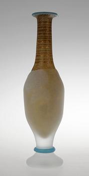 VASER, 2 st, glas, Kosta Boda 1980-tal var av en unik.