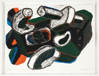 OLLE BONNIÉR, färglitografi, sign o numr 65/180.