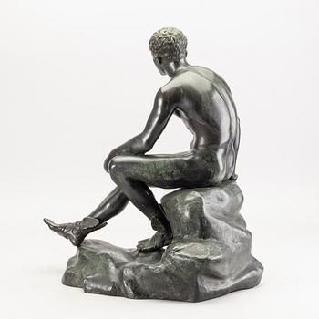 A late 19th century bronze sculpture.
