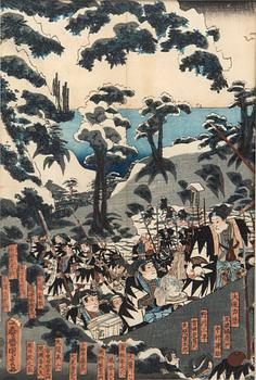 Utagawa Kunisada, ur "47 ronin".