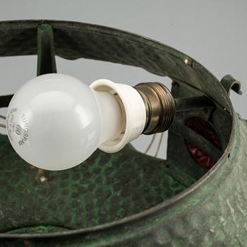 TAKLAMPA, jugendstil, 1900-talets första hälft.