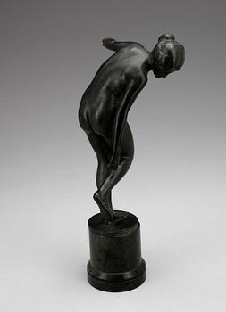 OKÄND KONSTNÄR, skulptur, brons, troligen tidigt 1900-tal.