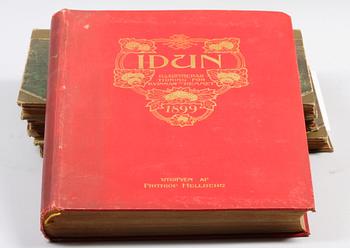 BÖCKER, 4 st, "Söndags Nisse" resp "Idun". 1890-tal.