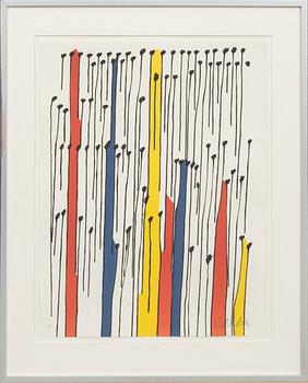 ALEXANDER CALDER, lithograph in colours signed and numbered 25/125.