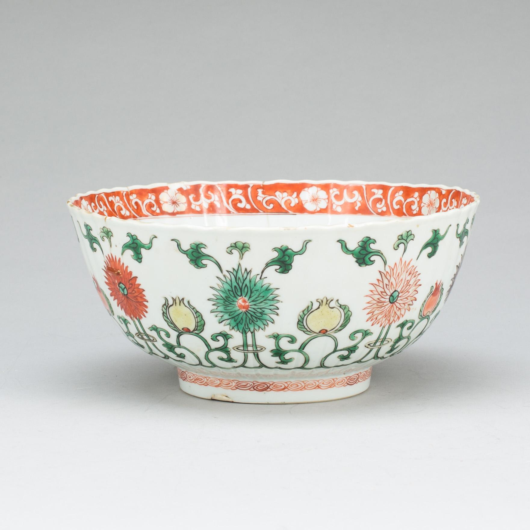 SKÅL, porslin, Kina, 1800/1900-tal.