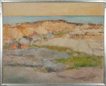 THOR LINDROOS, olja på duk, sign. a tergo 1973.