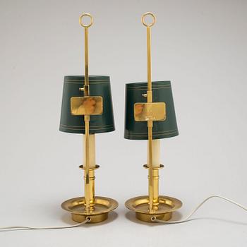 a pair of table/wall lamps from Th Valentiner, Denmark.