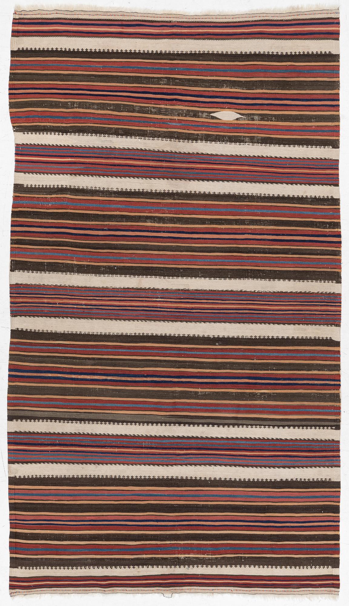 Rug, Kelim, semi-antique, approx. 272 x 155 cm.