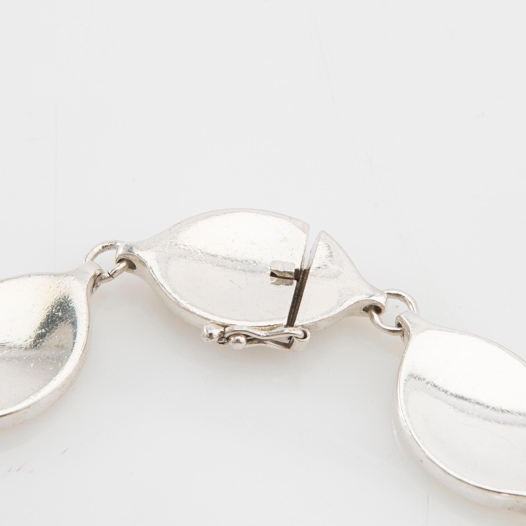 Georg Jensen, Bracelet model no. 171, sterling silver, Denmark.