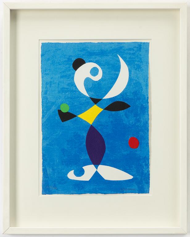 Pierre Olofsson, five colour lithographs.