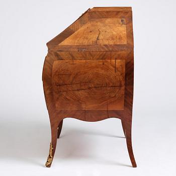 A Swedish Rococo secretaire attributed to J Åbrandt (Stockholm 1749-73).