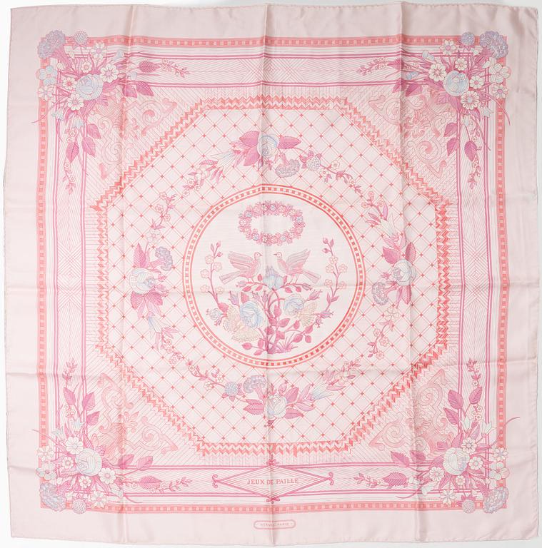 Hermès, scarf, “Jeux de Paille”.