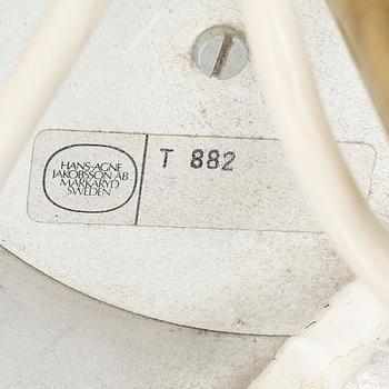 HANS-AGNE JAKOBSSON, a "T882" ceiling lamp, Markaryd, Sweden 1960-70's.