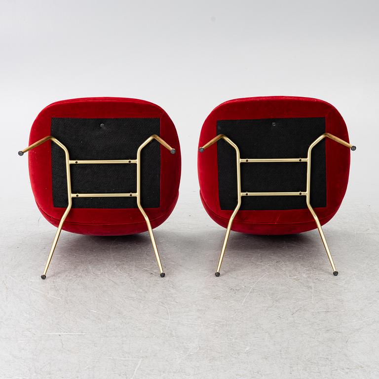 GamFratesi, a pair of 'Beetle' lounge chairs, Denmark.