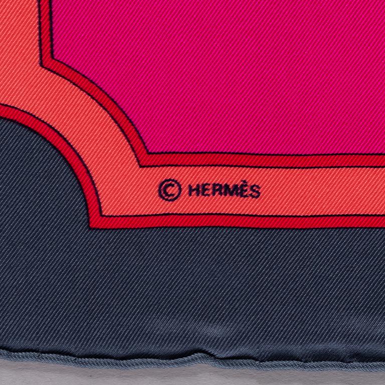 HERMÈS, scarf, "Carrousel".