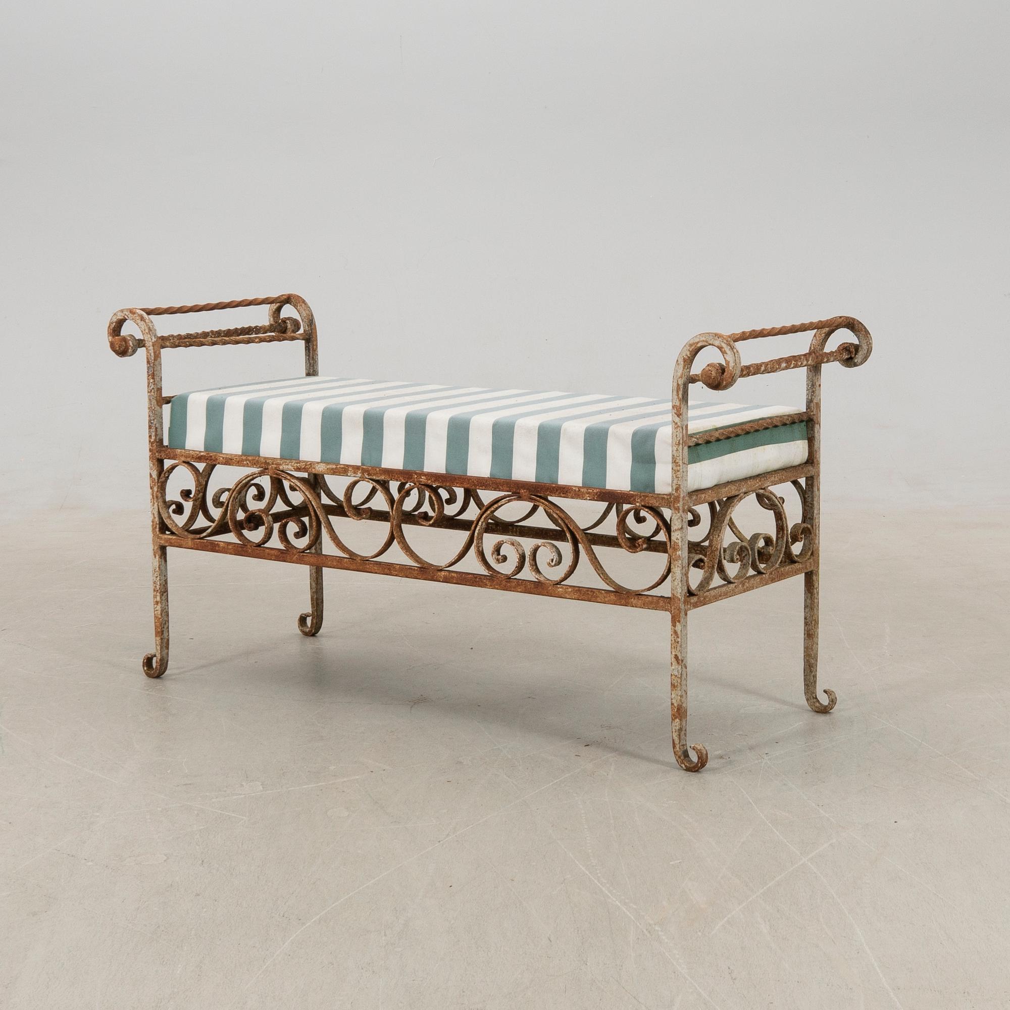 Garden bench 20th century.