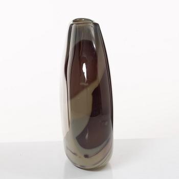 Jan-Erik Ritzman, a vase, glass, unique, Transjö, 1988.