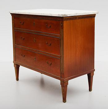 A late Gustavian late 18th century commode.