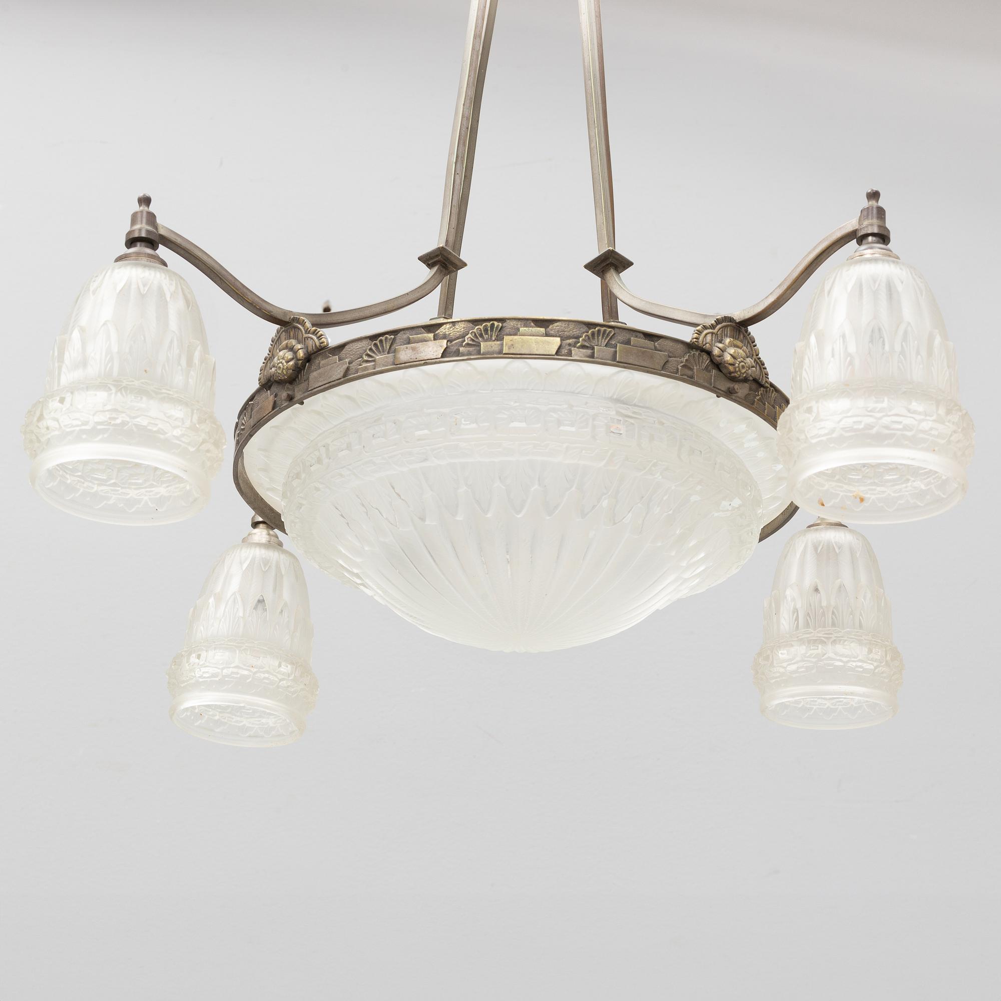 An ceiling lamp, France, 1920's/30's.