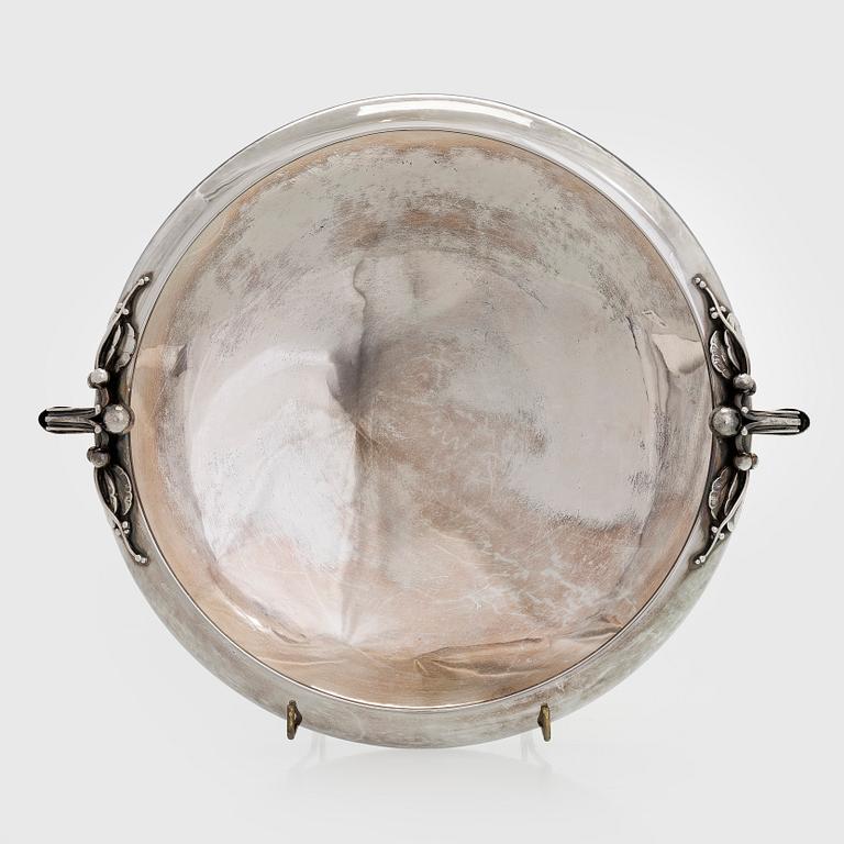 Georg Jensen, Hedelmämalja, sterlinghopea, Design nro 625 B, Tanska 1945 jälkeen.