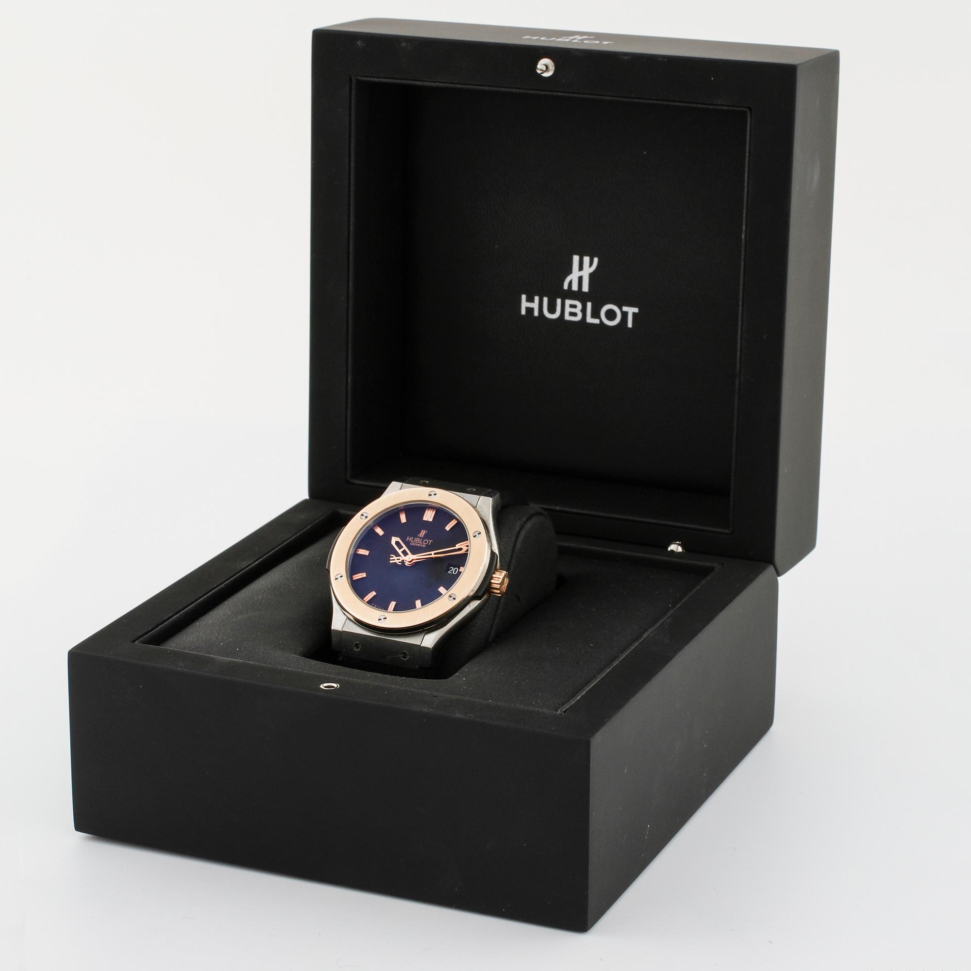 HUBLOT, "Classic Fusion", wristwatch, 45 mm.