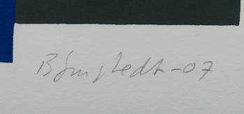 JUHANA BLOMSTEDT, serigrafi, signerad och daterad -07, numrerad 40/100.