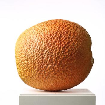 Hans Hedberg, a faience sculpture of a bitter orange, Biot, France.