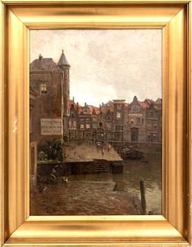 Carl Martin Soya Jensen, Canal in Amsterdam.