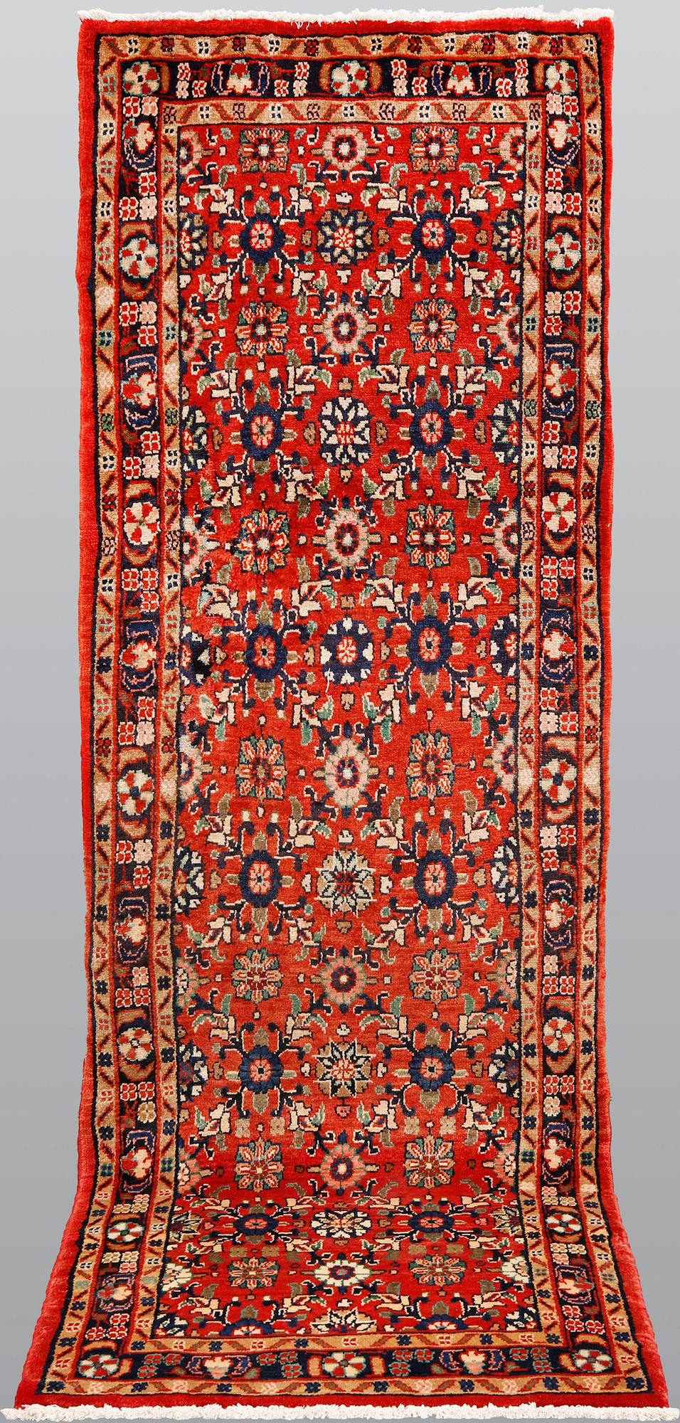 A runner, Hamadan, ca 256 x  83 cm.