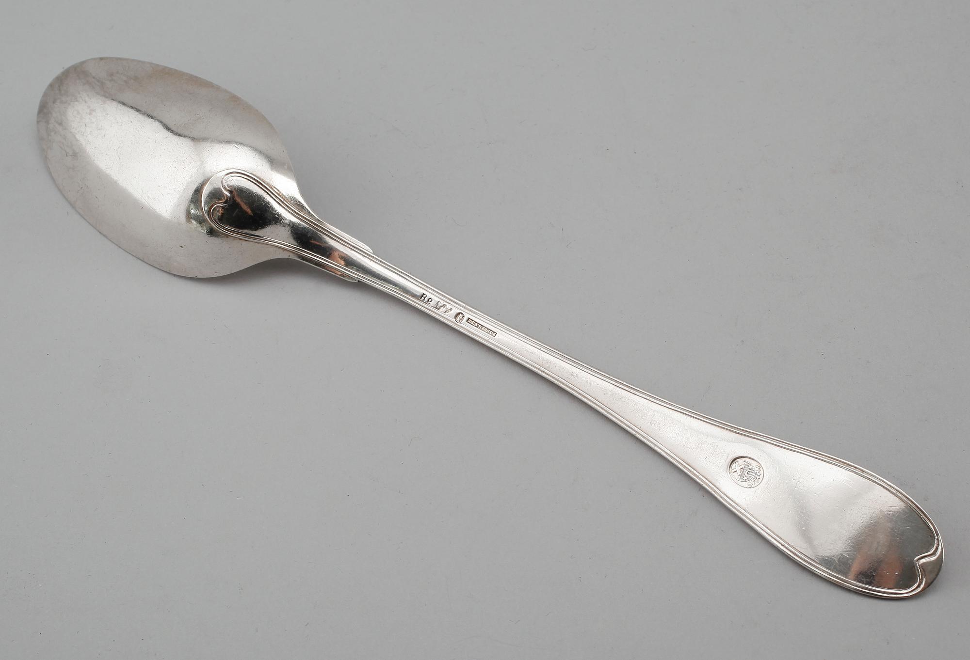 RAGUSKED, silver, Pehr Zethelius, Stockholm 1799. Vikt ca 132 gram.