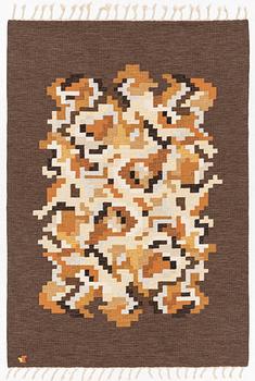 Erik Lundberg, a "Korall" flat weave carpet, Vävaregården Eringsboda, c. 240 x 169 cm.
