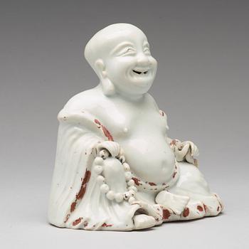 BUDDAI, blanc de chine. Qingdynastin, 1700-tal.